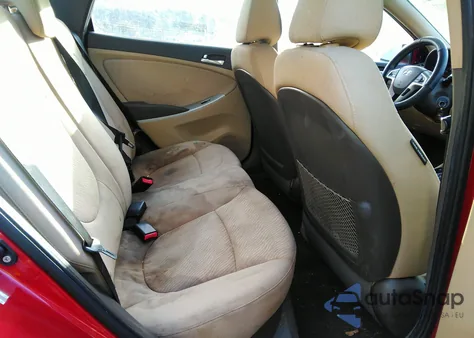 2012 Hyundai Accent Gls z USA, uszkodzony, nr VIN KMHCU4AE4CU196200